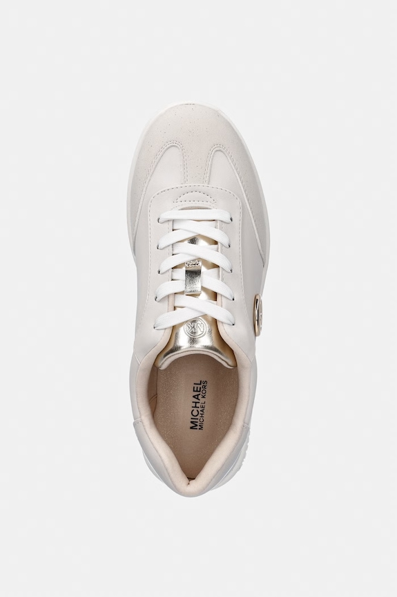 Michael Kors sneakers pentru copii JEM SCOTTY CHARM bej MK03815256