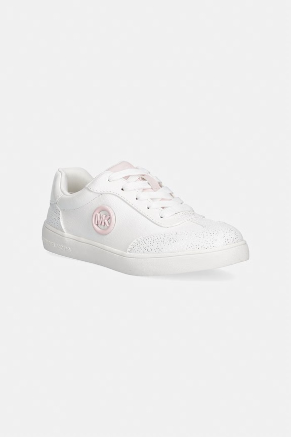 Michael Kors sneakers pentru copii JEM SCOTTY CHARM sintetic alb MK03815101