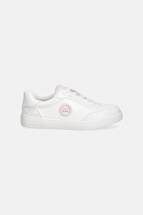 Michael Kors sneakers pentru copii JEM SCOTTY CHARM MK03815101 alb SS26