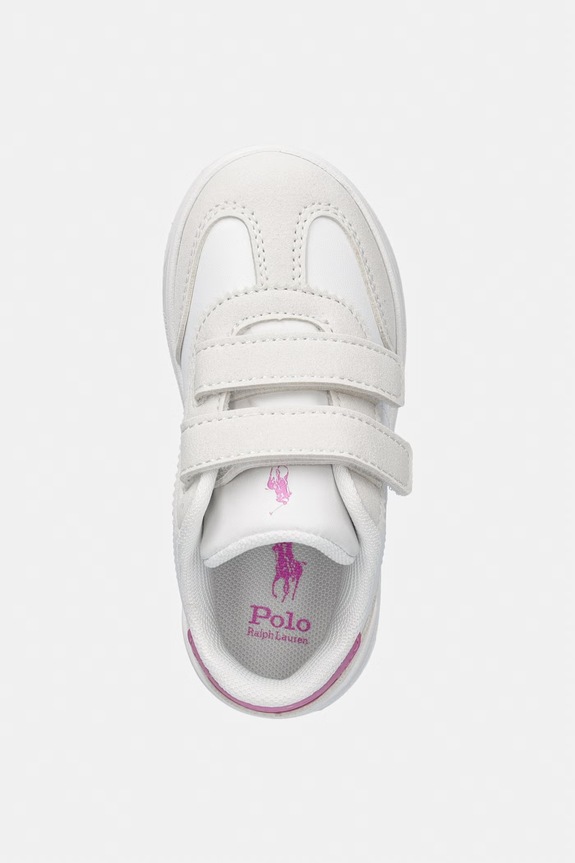 Polo Ralph Lauren HOLLIS EZ sneakers Copii alb RL04949102