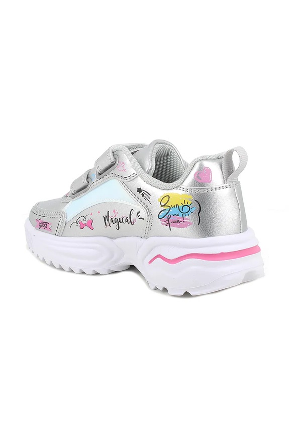 Dziewczynka Primigi sneakersy dziecięce 1467100 srebrny