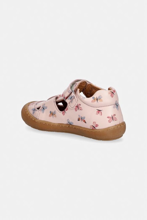 Dievča Froddo sandále so zakrytými prstami dámske kožené OLLIE SANDAL G2150186.25.28.G ružová