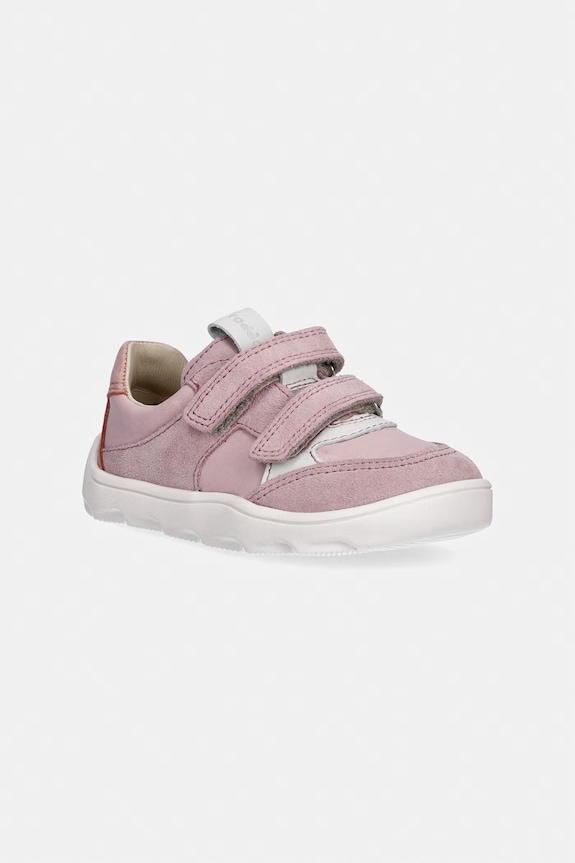 Froddo sneakersy skórzane dziecięce ZERU SPRING BAREFOOT skóra zamszowa różowy G3130264.22.24.G