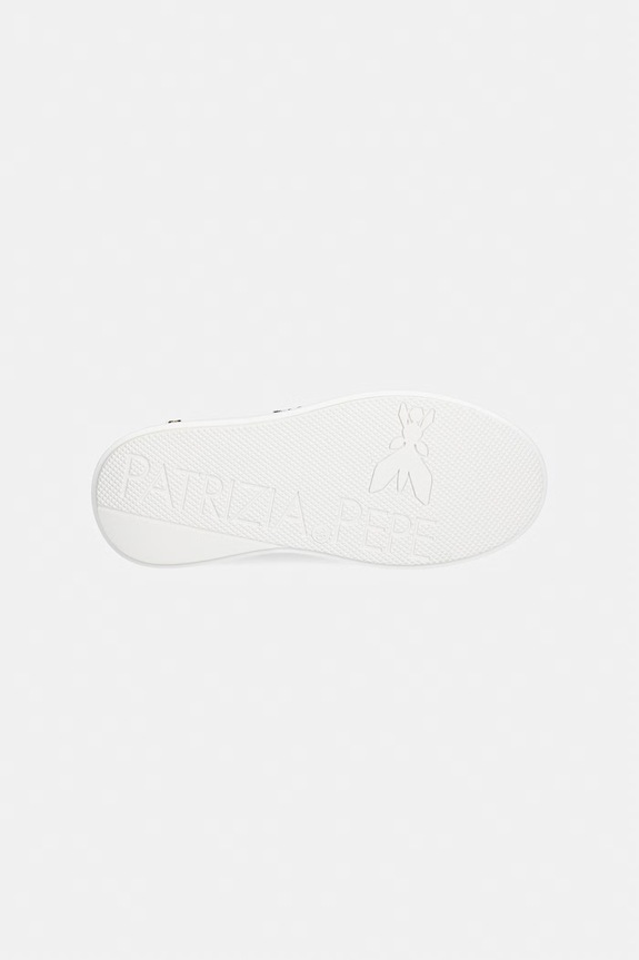 Patrizia Pepe sneakersy damskie skórzane PPJ350 biały