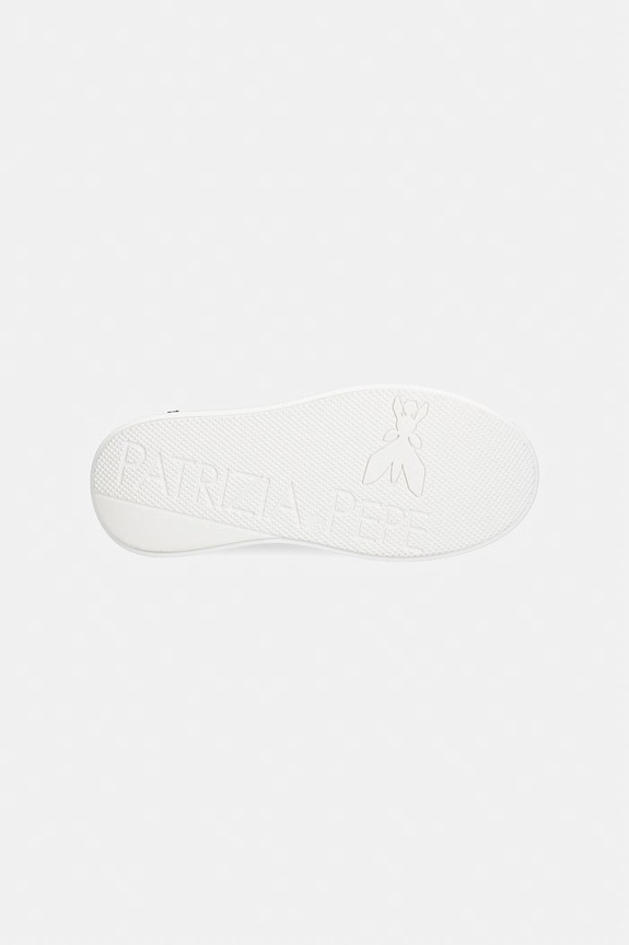 Patrizia Pepe sneakers Παιδικά δερμάτινα PPJ354 λευκό