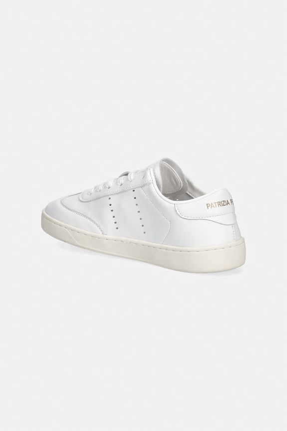 Fete Patrizia Pepe sneakers pentru copii, din piele PPJ361 alb