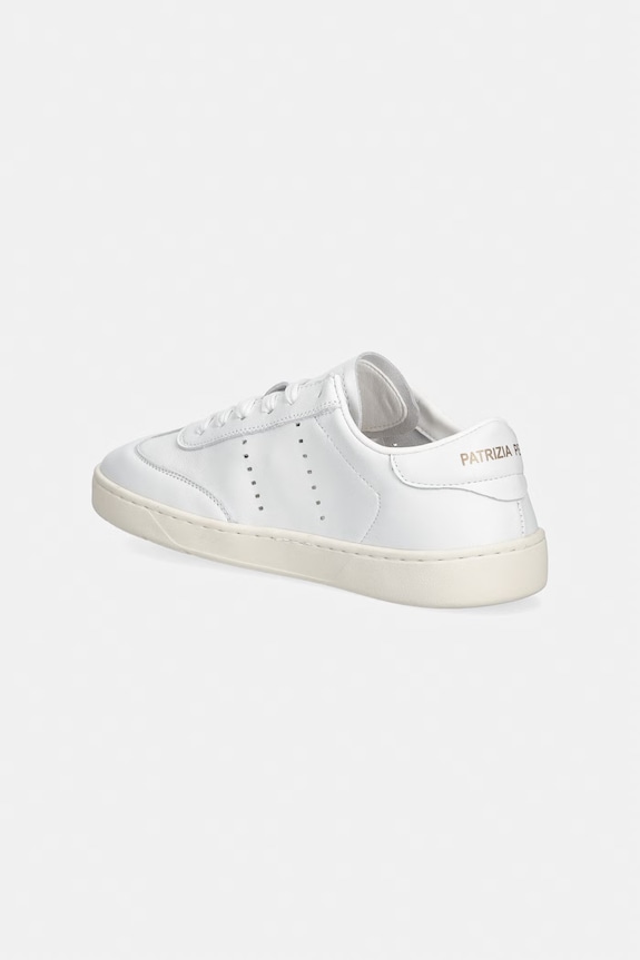 Fete Patrizia Pepe sneakers pentru copii, din piele PPJ361 alb