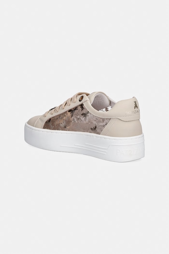 Dziewczynka Patrizia Pepe sneakersy dziecięce PPJ360 beżowy
