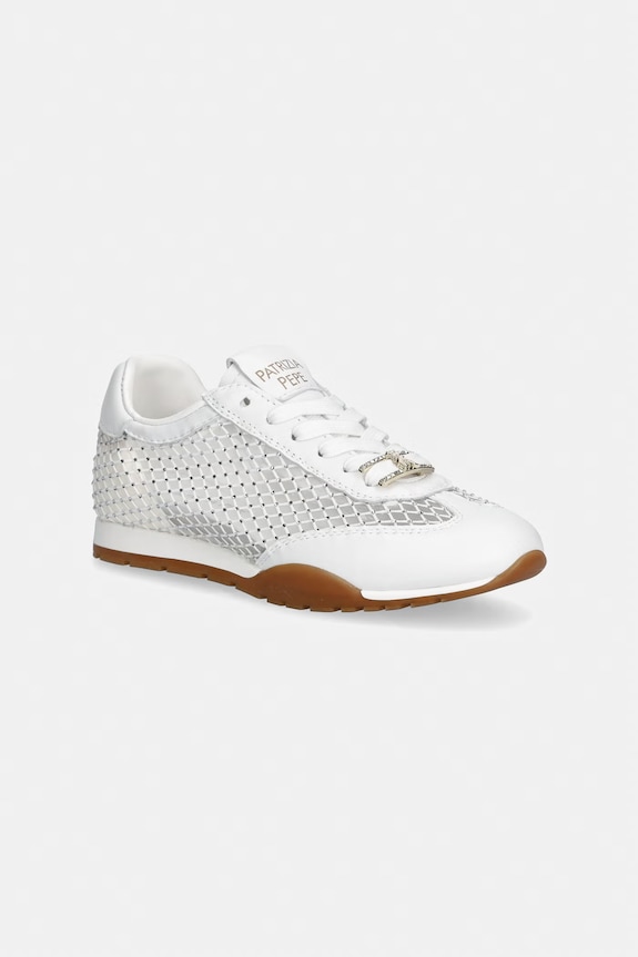 Patrizia Pepe sneakers pentru copii alb PPJ364