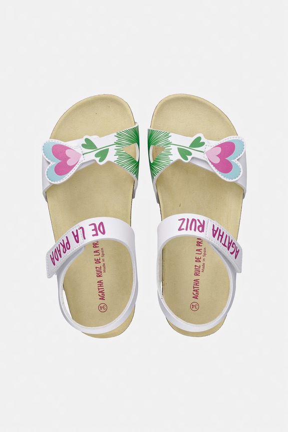 Agatha Ruiz de la Prada sandały dziecięce 262979.28.34 biały SS26