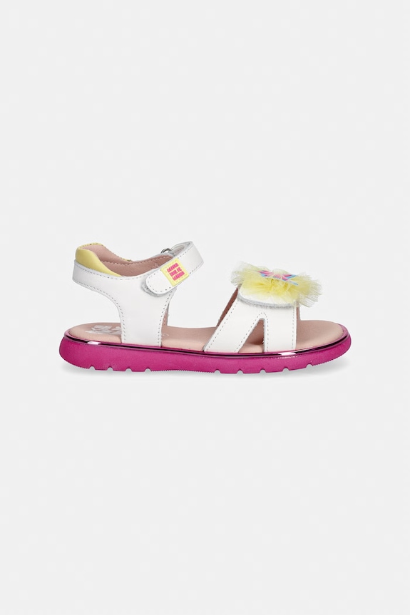 Agatha Ruiz de la Prada sandale pentru copii, din piele 262960.24.27 alb SS26