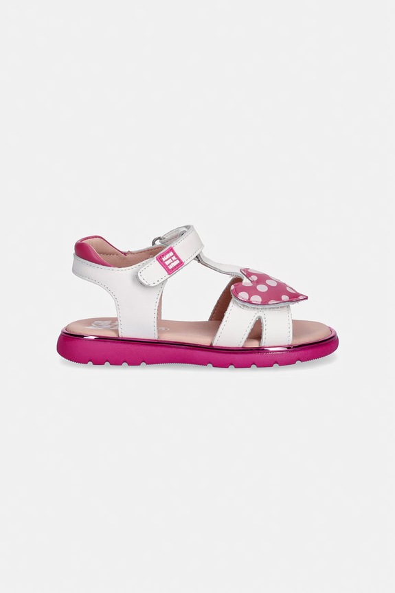 Agatha Ruiz de la Prada sandale pentru copii, din piele 262961.24.27 alb SS26
