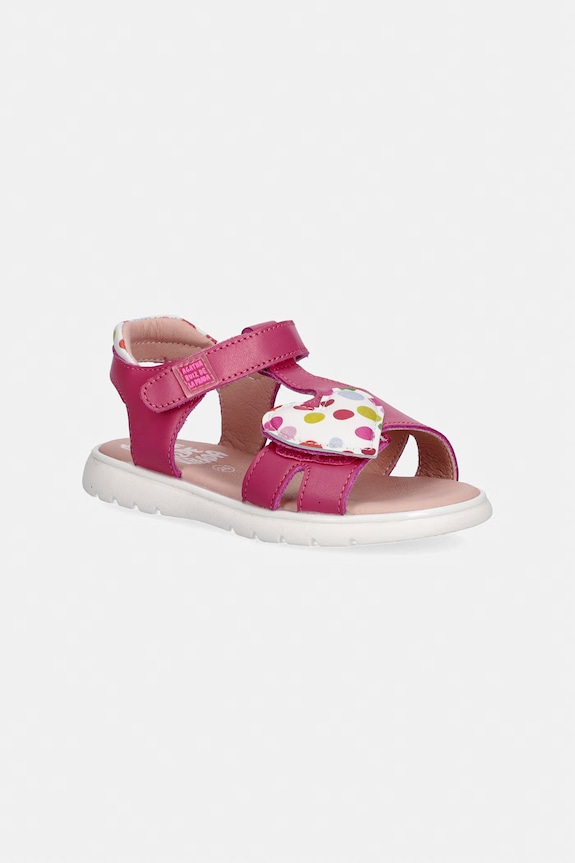 Agatha Ruiz de la Prada sandały dziecięce skórzane różowy 262961.24.27