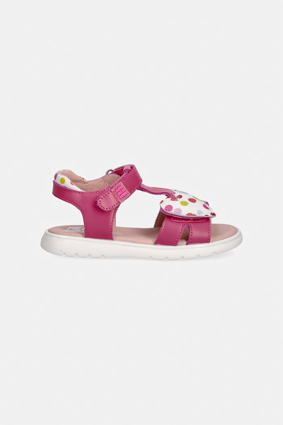 Agatha Ruiz de la Prada sandały dziecięce skórzane 262961.24.27 różowy SS26