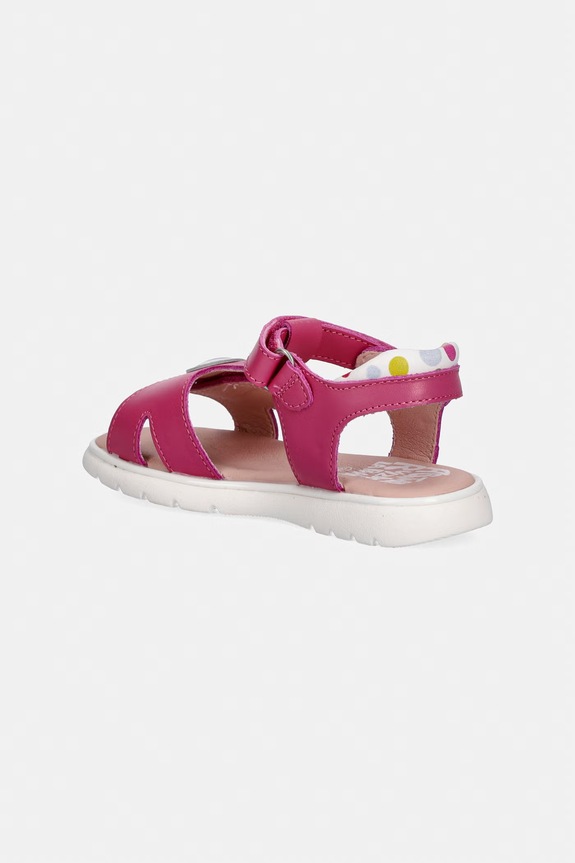 Dziewczynka Agatha Ruiz de la Prada sandały dziecięce skórzane 262961.24.27 różowy