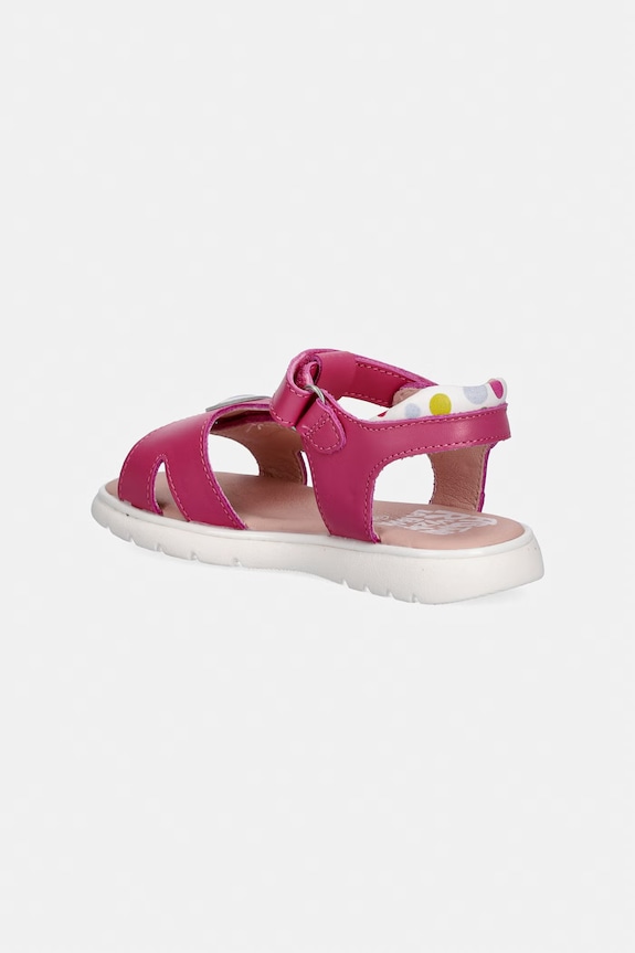 Dziewczynka Agatha Ruiz de la Prada sandały dziecięce skórzane 262961.24.27 różowy