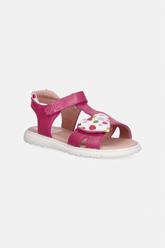 Agatha Ruiz de la Prada sandały dziecięce skórzane różowy 262961.28.30
