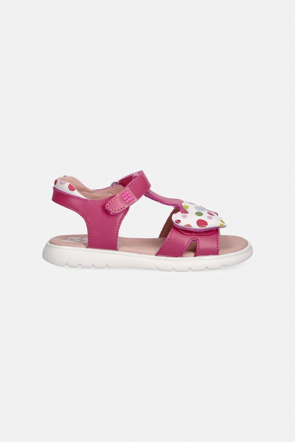Agatha Ruiz de la Prada sandały dziecięce skórzane 262961.28.30 różowy SS26