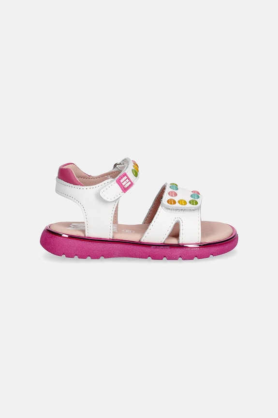 Agatha Ruiz de la Prada sandale pentru copii piele 262963.22.23 alb SS26