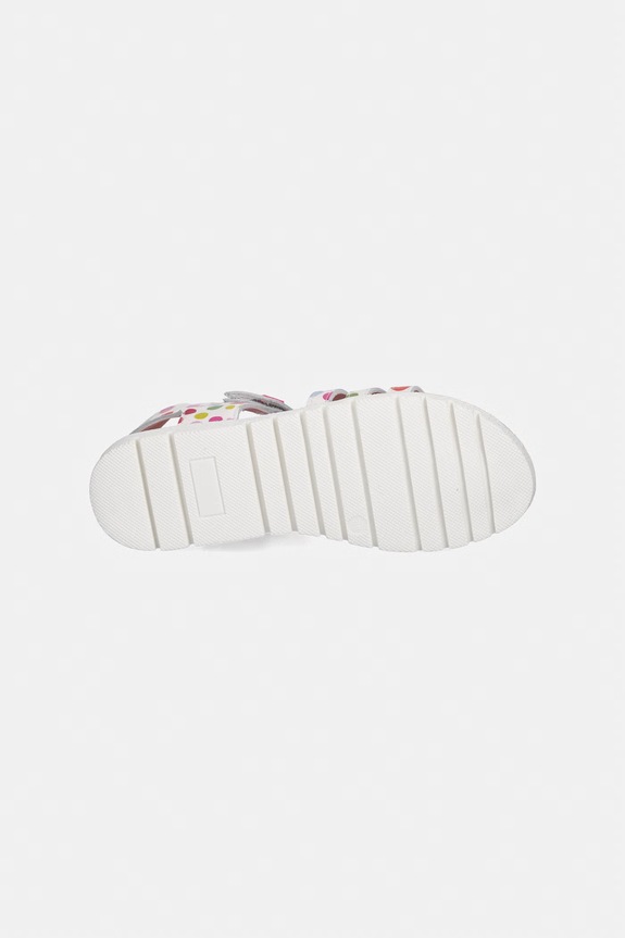 Agatha Ruiz de la Prada sandale copii din piele 262962 alb