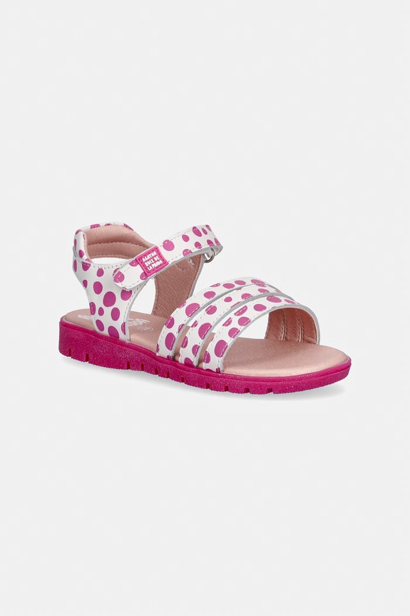 Agatha Ruiz de la Prada sandale copii din piele roz 262962