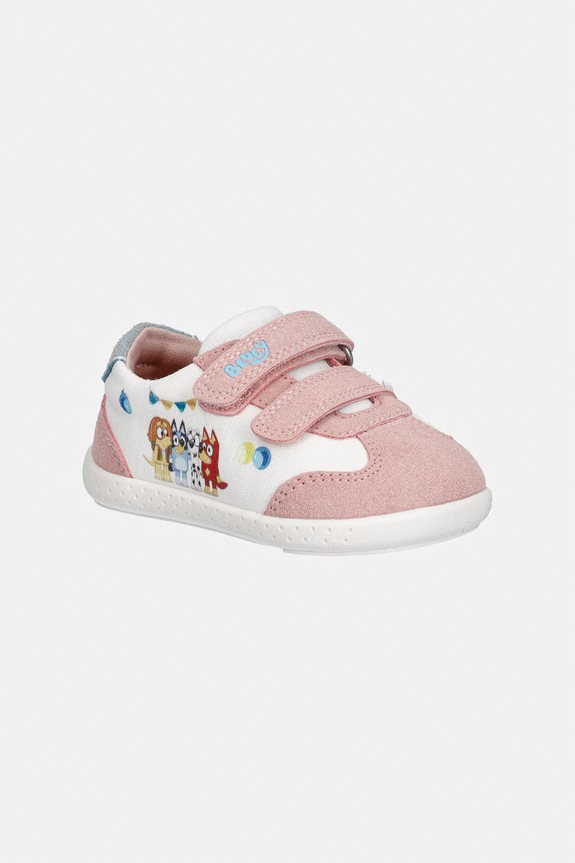 Garvalin scarpe da ginnastica per bambini Garvalin x Bluey finto camoscio rosa 262853.G.19.23