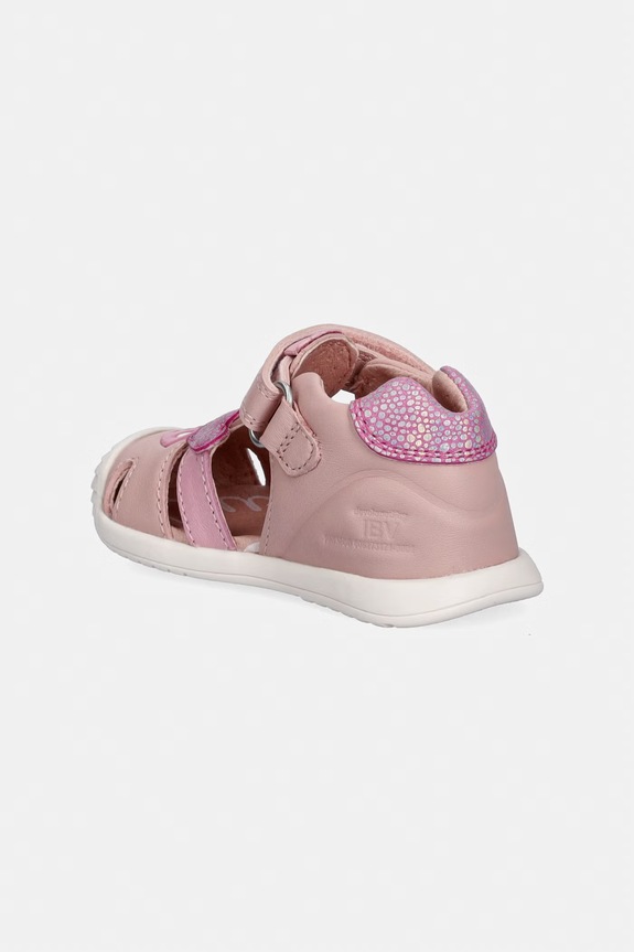 Dziewczynka Biomecanics sandały skórzane dziecięce 262108. różowy