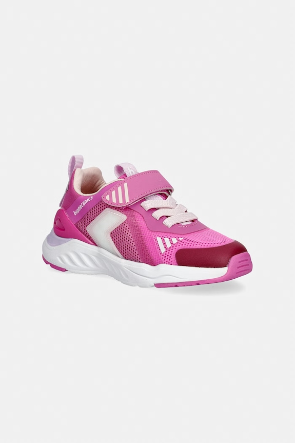 Biomecanics sneakers pentru copii imitatie de piele intoarsa roz 262274.G