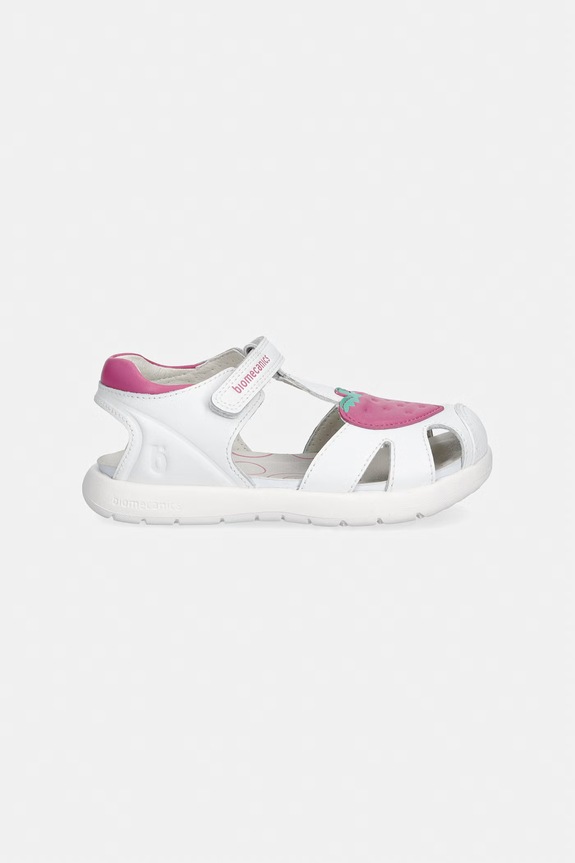 Biomecanics sandali per bambini in pelle 262201.24.27 bianco SS26