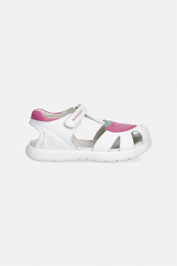 Biomecanics sandali per bambini in pelle 262201.24.27 bianco SS26