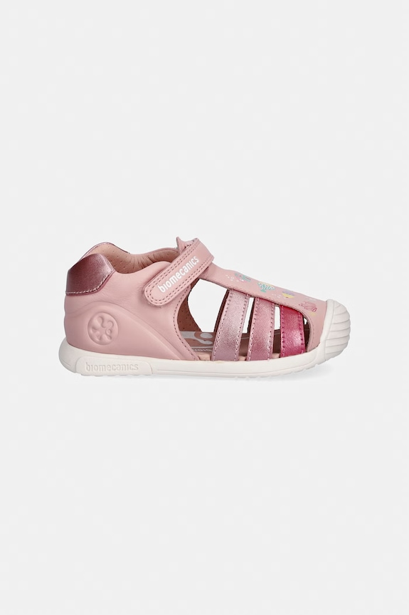 Biomecanics сандали за деца кожени 262109 розов SS26