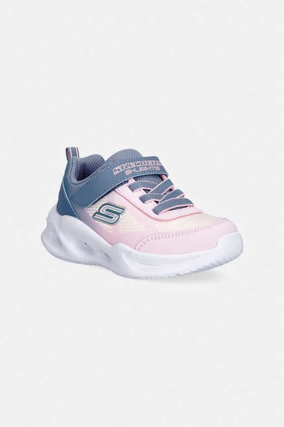 Skechers SKECHERS SOLA GLOW - OMBRE DE sneakersy dziecięce różowy 303714N