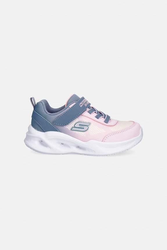 Skechers SKECHERS SOLA GLOW - OMBRE DE sneakersy dziecięce 303714N różowy SS26