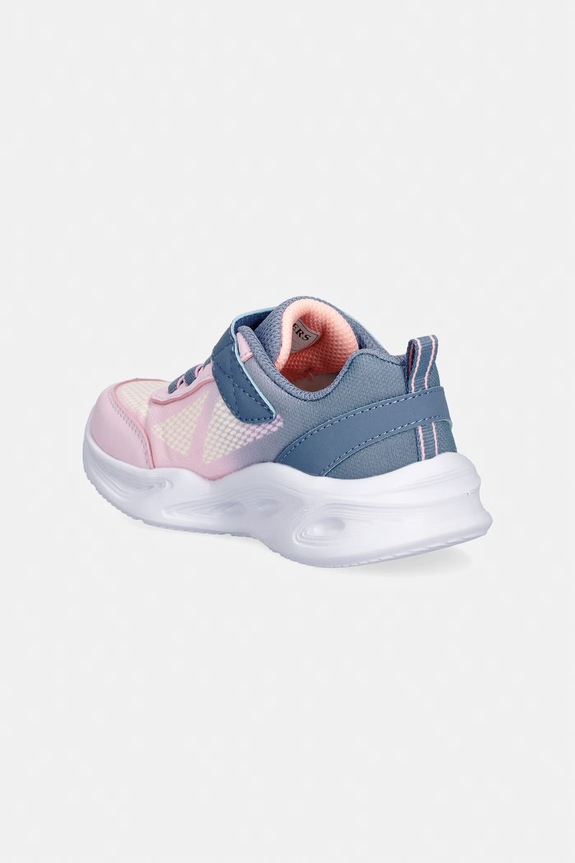 Dziewczynka Skechers SKECHERS SOLA GLOW - OMBRE DE sneakersy dziecięce 303714N różowy