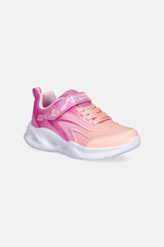 Skechers SKECHERS SOLA GLOW maro adidași copii roz 303713L