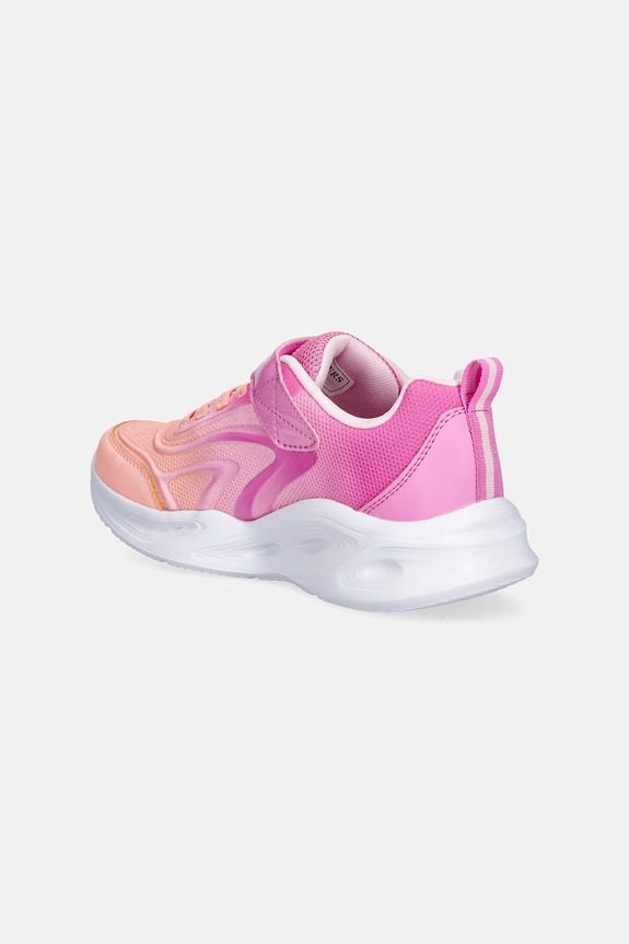Fete Skechers SKECHERS SOLA GLOW maro adidași copii 303713L roz