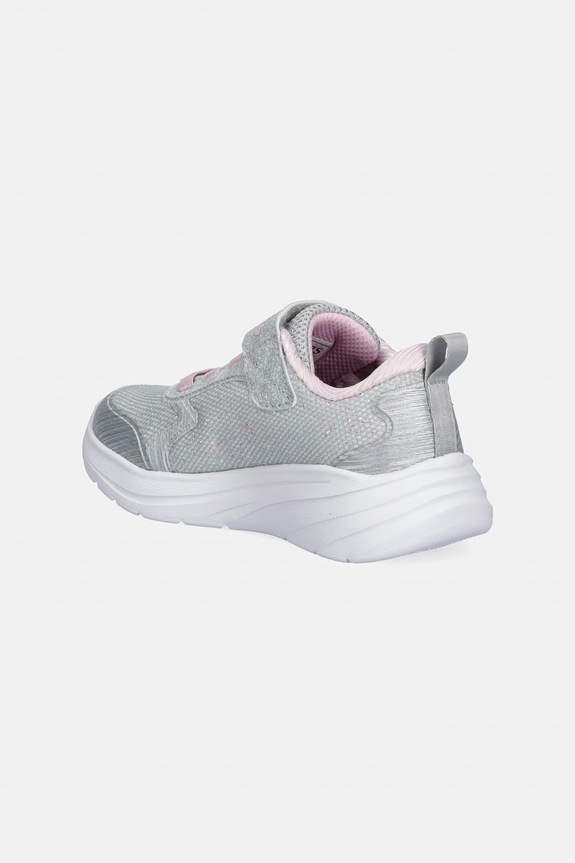 Dziewczynka Skechers WAVE 92 sneakersy dziecięce 303557N srebrny