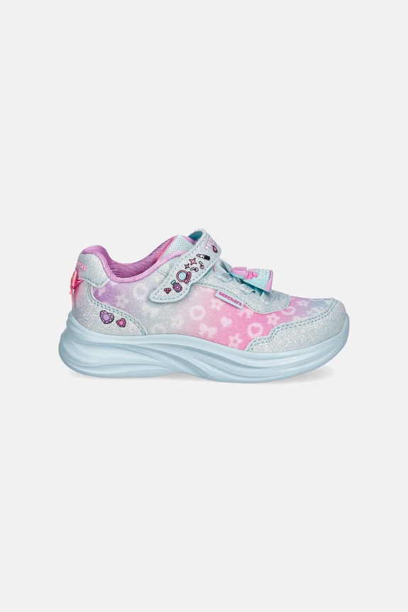 Skechers POWER JAMS 2.0 sneakersy dziecięce 302199N niebieski SS26