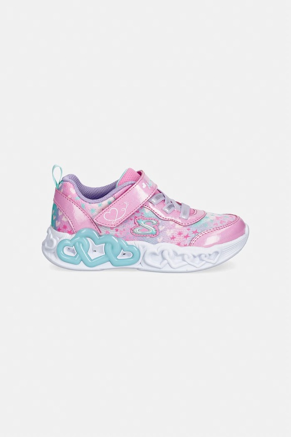 Skechers INFINITE HEART LIGHTS - HEART sneakers copii 303261N roz SS26