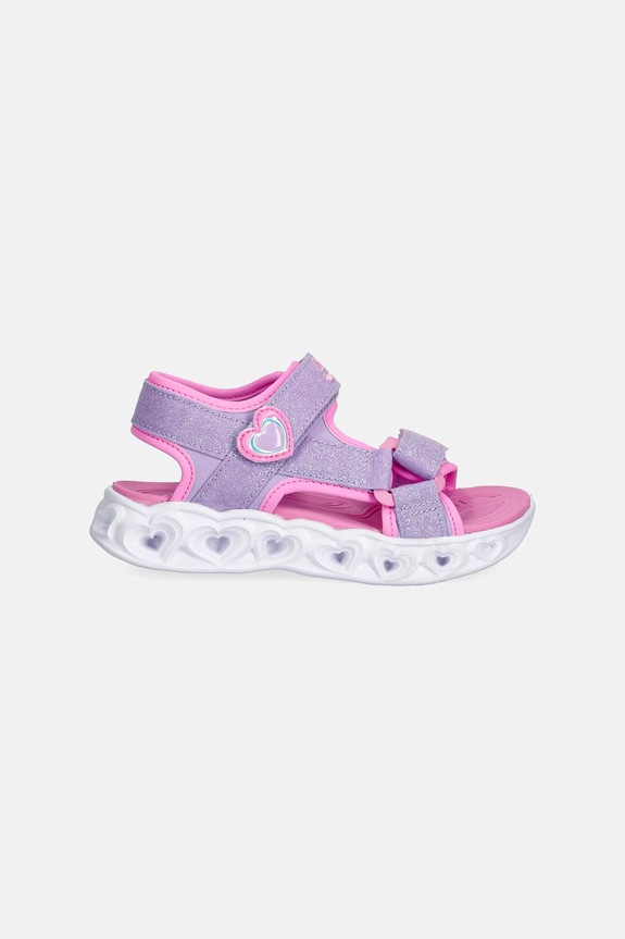 Skechers sandále detské HEART LIGHTS SANDALS-SUGAR SP 303114L fialová SS26