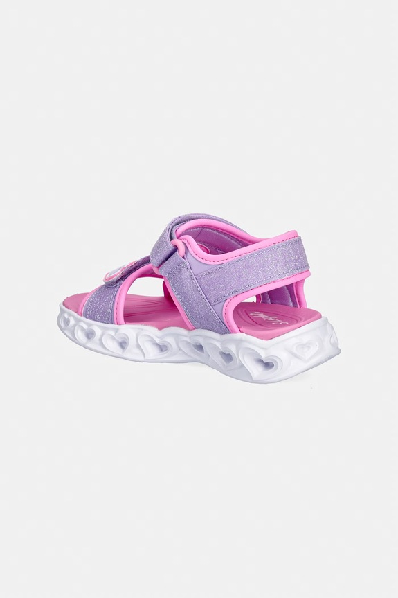 Dievča Skechers sandále detské HEART LIGHTS SANDALS-SUGAR SP 303114L fialová