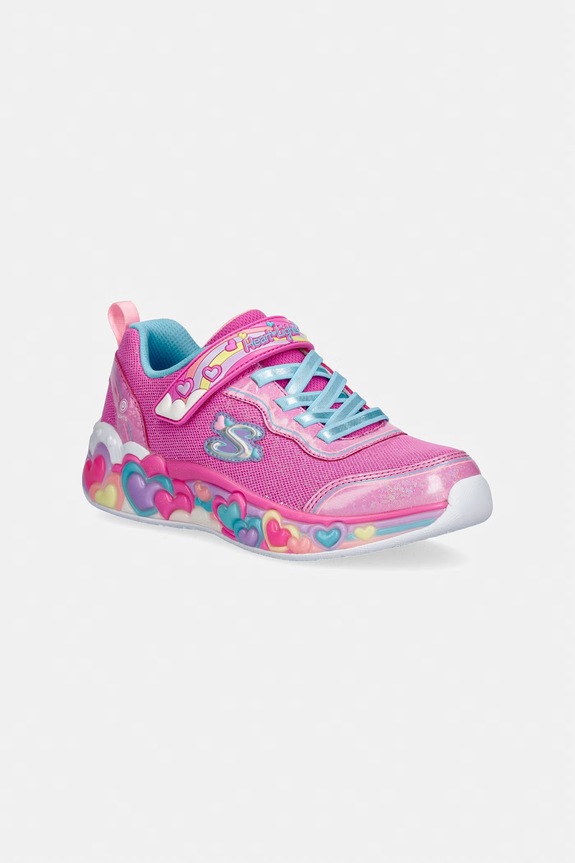Skechers ETERNAL HEART LIGHTS маратонки за деца розов 302697L