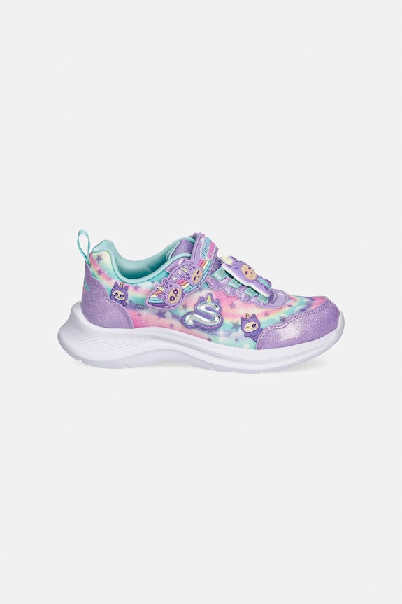 Skechers JUMPSTERS - CUTIE CRITTERS sneakers boty dětské 302363L fialová SS26