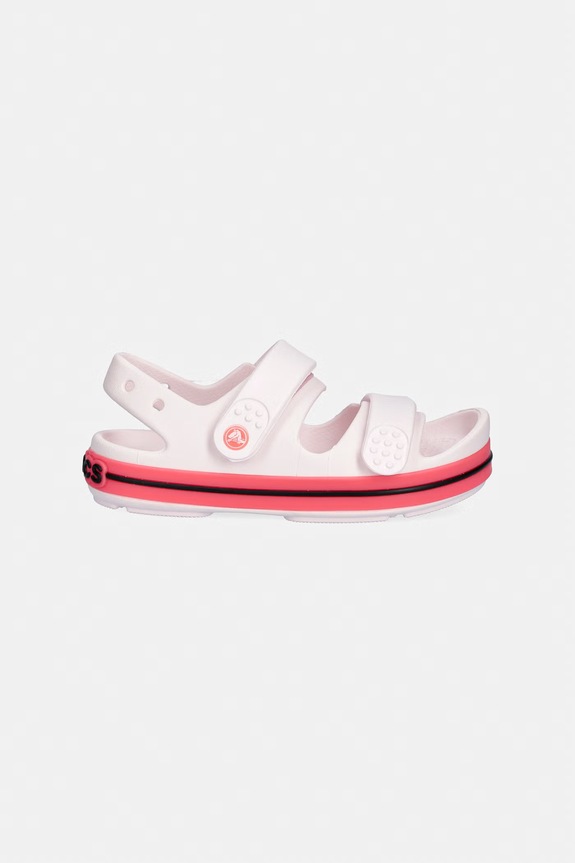 Crocs sandały dziecięce CROCBAND CRUISER NEON BAND SANDAL K 213345.CROCS.CROCBAND.C różowy SS26