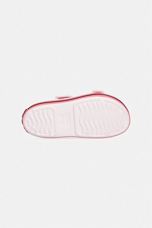 Crocs sandały dziecięce CROCBAND CRUISER NEON BAND SANDAL K 213345.CROCS.CROCBAND.C różowy