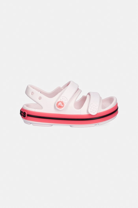 Crocs sandały dziecięce CROCBAND CRUISER NEON BAND SANDAL T 213346.CROCS.CROCBAND.C różowy SS26