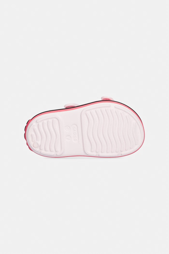 Crocs sandały dziecięce CROCBAND CRUISER NEON BAND SANDAL T 213346.CROCS.CROCBAND.C różowy