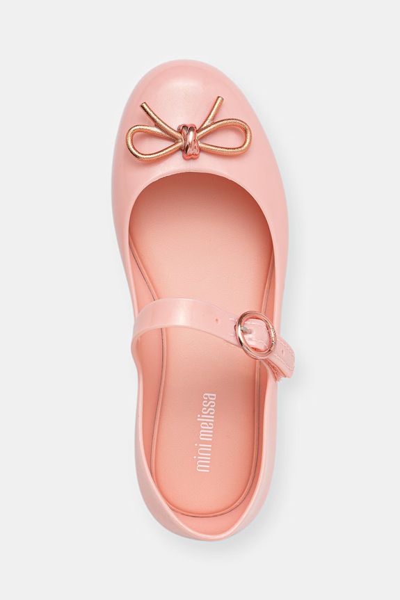 Melissa dětské baleríny SWEET LOVE CHROME BB růžová M.38052