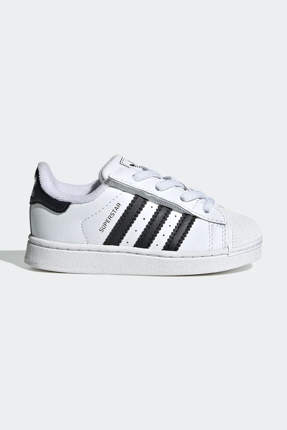 adidas Originals sneakers pentru copii SUPERSTAR II piele alb JH9984