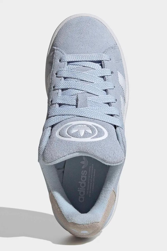 Детски велурени маратонки adidas Originals CAMPUS 00s JP9565 син